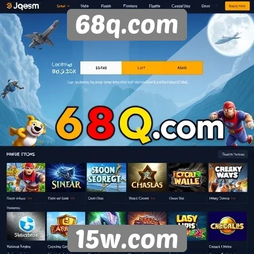 Comparação entre 68q.com e outros sites de jogos